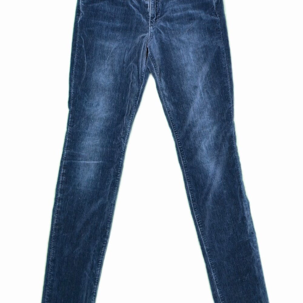 Joe's Jeans Skinny Velvet - Navy Corduroy - Made in USA - Women S / US 4-6